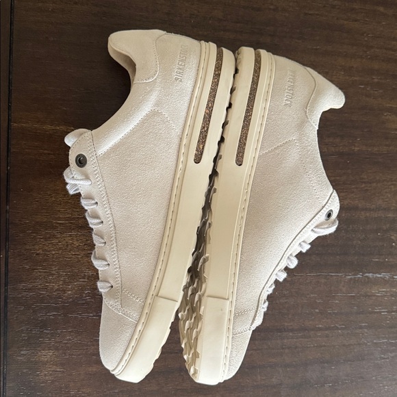 Birkenstock Beige Lace-Up Sneakers - Picture 4 of 9